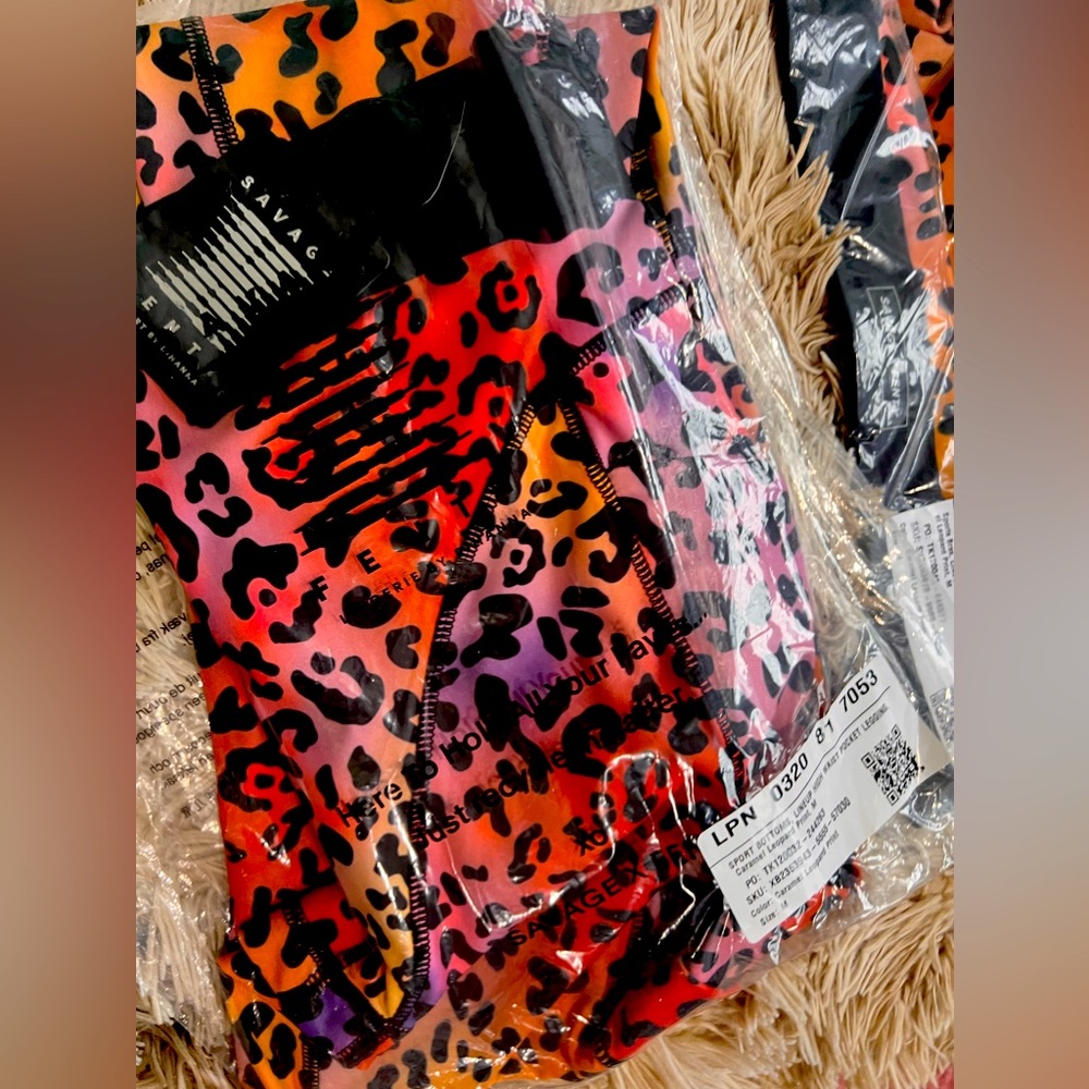 Savage Fenty Sport/Workout Set Animal Print
